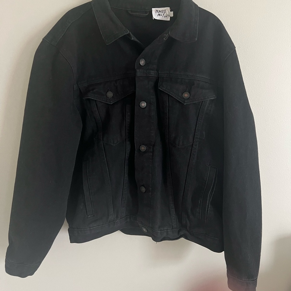 Princess Polly Black Denim Jacket